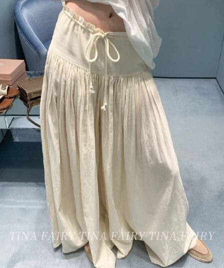 tina fairy 대 주요 추진력 row 펄럭 이는 바지 고급 빗질된 면 슈퍼 슬림해 보이는 느슨함 둘 색상