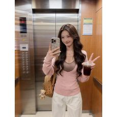 批发【官图 随心裁<b class='q'>莫代尔</b>260克1*1+羊绒】纯欲风辣妹打底衫女上衣潮