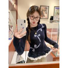 批发人棉磨毛韩系芭蕾风长袖t恤女秋冬加绒打底内搭短款修身上衣