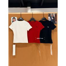 批发精棉2026早春新款<b class='q'>韩版</b>宽松<b class='q'>休闲</b>百搭圆领刺绣小马短袖T恤