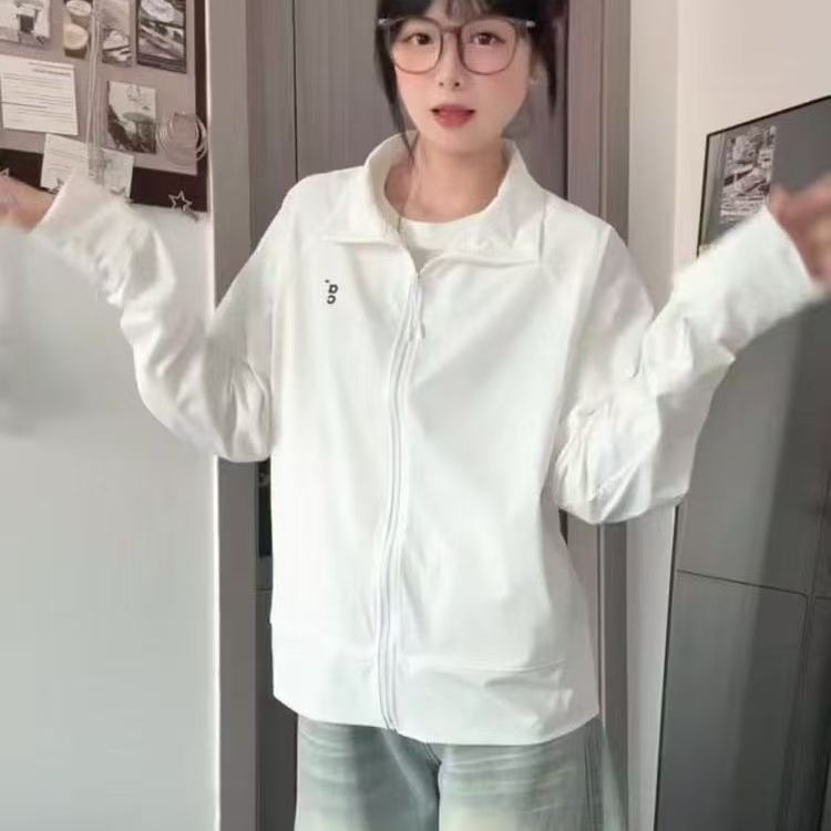 자수 원본 것 광저우 원단 화이트 얇고 가벼운 자외선 차단 의류 여성 여름 통기성 자외선 차단 복