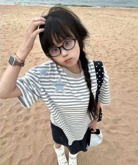 자수 네리 가게 천 순면 220 그램 면 음식 털 느낌 반팔 티셔츠