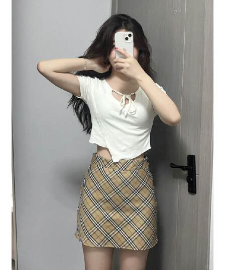 원본 품질 불규칙 스트랩 긍정적 인 어깨 반팔 티셔츠 여성 여름 맨위