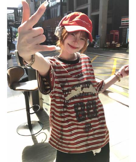 패치 자수 네리 가게 천 프린트 원본 원단 55 면 45 폴리 에스터 반팔 티셔츠 여성