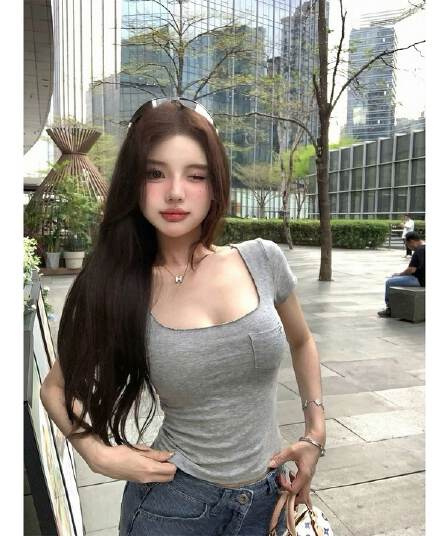 화이트 주머니 광장 칼라 반팔 티셔츠 여성 여름 몸매 가꾸기 허리 수축 핫걸 다용도 긍정적 인 어깨 슬림해 보이는 쇼트 스타일 작은 맨위