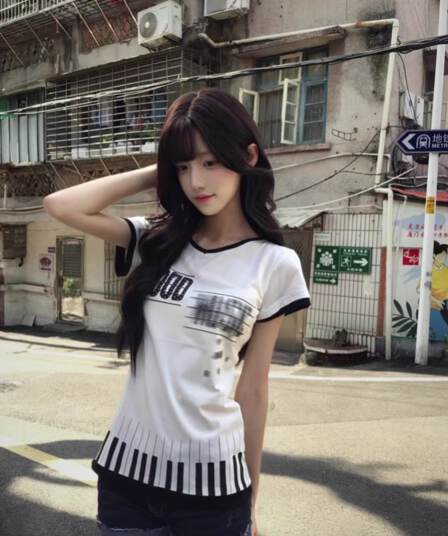 프린트 보안 버클 행침 카드 40 순면 230 크 반팔 s-xl