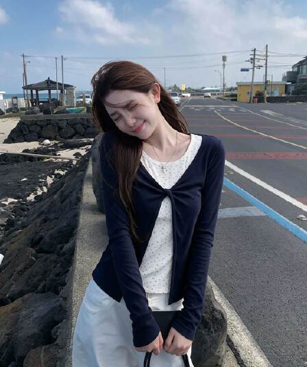 페이크 레이어드 가을 새로운 몸매 가꾸기 인사이드 가져 가라. 기본 셔츠