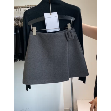 批发大码<b class='q'>胖</b><b class='q'>mm</b><b class='q'>气质</b>不规则毛呢半身裙女秋冬高腰短裙子防走光A字包臀裙