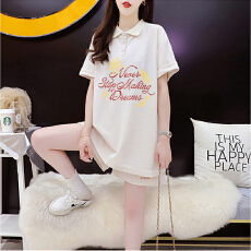 批发官图特价纯棉后包领21支200克2025夏季休闲运动短袖<b class='q'>T</b><b class='q'>恤</b>短裤女套装