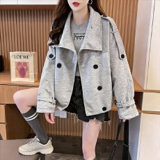 批发【实拍仿棉华棉复合牛奶丝320克有加内里】秋季开衫上衣外套服