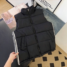 批发实拍#大码女装橘子树在哪儿立领马甲外套女加厚保暖外穿坎肩上衣