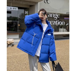 批发实拍爆款加厚白鸭绒羽绒服女冬季小个子短款立领面包服韩版