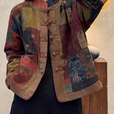 批发非实拍  冬季新款时尚气质显瘦遮肉洋气休闲女加厚宽松小棉袄外套