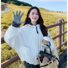 批发复古连帽压格拼接短外套女欧洲站2025秋装新款欧货时尚夹克上衣潮