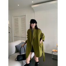 批发2026秋冬新款意大利进口小羊驼波利大衣女时尚保暖毛呢外套小个子