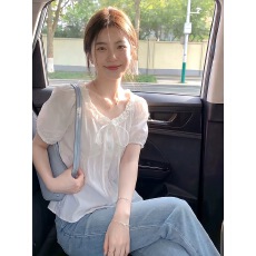 批发系带蝴蝶结衬衫上衣女