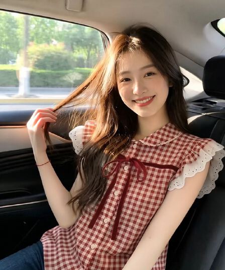 레이스 레이스 나비 매듭 날다 소매 셔츠 맨위 여성