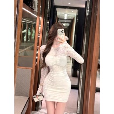 批发11/25 20:00Chill巧儿雾蕾悸动性感<b class='q'>镂空</b>立体蕾丝修身<b class='q'>连衣裙</b>