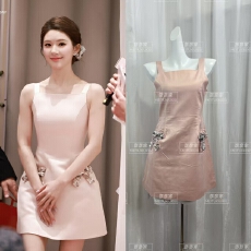 批发赵露思2026新款重工<b class='q'>明星</b><b class='q'>同款</b>连衣裙