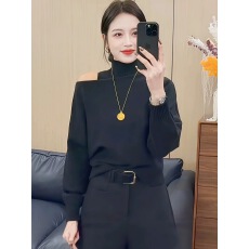 批发两件套毛衣+背心设计感洋气小众特色毛衣