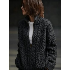 批发设计感慵懒高级感针织<b class='q'>毛</b>衣外套女款2025新款可外穿内搭上衣女秋冬