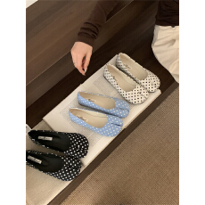 批发INS<b class='q'>韩版</b>网红马蹄鞋分趾鞋羊蹄浅口软底阿希哥同款猪蹄平底单鞋女