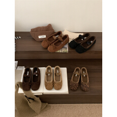 批发平底复古圆头玛丽珍单鞋女鞋子2025<b class='q'>春</b>秋季蝴蝶结法式芭蕾舞晚晚鞋