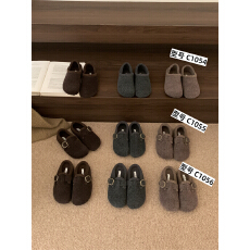 批发2025新款秋<b class='q'>冬</b>季百搭博肯单鞋加绒勃肯鞋保暖毛毛鞋棉鞋女鞋子