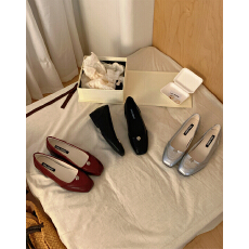 批发山茶花法式<b class='q'>复古</b>内增高平底浅口单鞋女2026春季新款晚晚鞋奶奶鞋