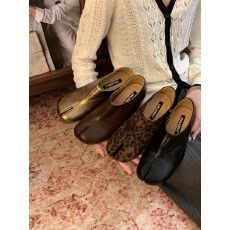 批发韩版猪蹄分趾单鞋女2026秋新款内增高<b class='q'>百搭</b>一脚蹬懒人鞋软皮马蹄鞋