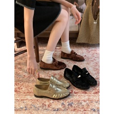批发英伦圆头褶皱<b class='q'>休闲</b>小皮鞋深口豆豆鞋乐福平底中性女士单鞋低跟舒适