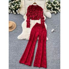 批发高级感小香风立体玫瑰花朵装饰短裤女小众名媛轻奢显瘦<b class='q'>半身裙</b>裤子