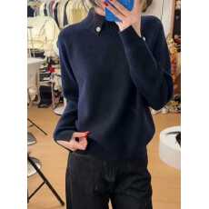 批发慵懒风宽松简约长袖毛衣女2025年<b class='q'>秋</b>冬新款设计感百搭遮肉针织衫