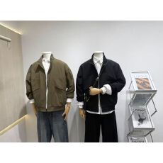 批发秋季韩版男士立领夹克百搭潮流美式工装<b class='q'>时尚</b>休闲飞行员外套