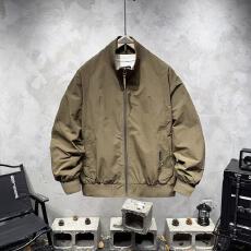 批发2025秋季男士潮流立领宽松夹克日系青年<b class='q'>时尚</b>休闲百搭棒球领外套男