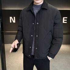 批发轻薄羽绒服男士冬季加厚2025新款今年流行爆款高级感短款工装外套