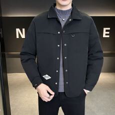 批发轻薄羽绒服男士冬季加厚2025新款今年流行爆款高级感短款工装外套
