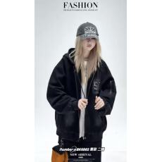 批发加绒加厚连帽<b class='q'>牛仔外</b><b class='q'>套男</b>士冬季派克服款棉衣潮流休闲宽松棉袄