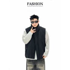 批发2025<b class='q'>秋</b>冬新款立领保暖羽绒马甲男国标白鸭绒无袖坎肩男女款外套