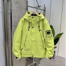 批发潮流保暖连帽羽绒服上衣男2025冬季美式工装防寒冲锋衣白鸭绒外套