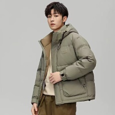 当潮马国标新款羽绒服潮牌百搭户外工装外套男士上衣保暖