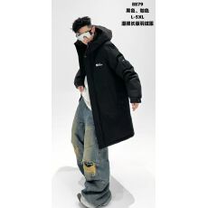 长款连帽羽绒服男士高级感冬季加厚保暖服2025年新款高端外套男款