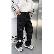 2025冬新款加绒加厚美式迷彩工装裤男宽松多口袋休闲长裤潮流百搭