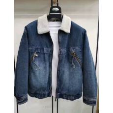 批发高级感复古男士牛仔夹克外套男秋<b class='q'>冬</b>季潮流翻领休闲加绒保暖上衣服