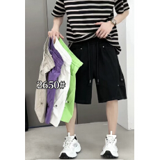 批发潮牌男士休闲短裤2026夏季新款运动四分裤<b class='q'>时尚</b>痞帅青年薄款洗棉