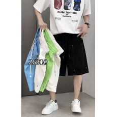 批发潮牌男士休闲短裤2026夏季新款运动四分裤<b class='q'>时尚</b>痞帅青年薄款洗水棉