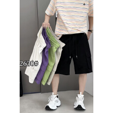 批发潮牌男士休闲短裤2026夏季新款运动四分裤<b class='q'>时尚</b>痞帅青年薄款沙滩裤