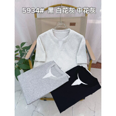 批发外贸日韩老钱风轻奢原创设计<b class='q'>男士</b><b class='q'>短袖</b>2026年夏季新款莱赛尔