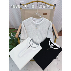 批发外贸日韩老钱风轻奢原创设计<b class='q'>男士</b><b class='q'>短袖</b>2026年夏季新款莱赛尔