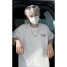 美式复古彩绘印花短袖T恤男春夏新款潮牌重磅宽松圆领打底衫上衣